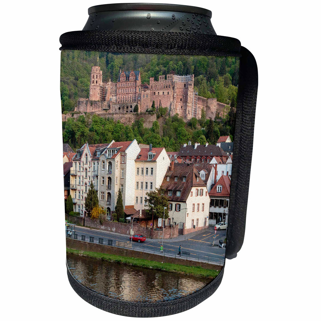 3dRose Danita Delimont - Cities - Old Town. City Center. Heidelberg, Germany. - Can Cooler Bottle Wrap (cc_277424)