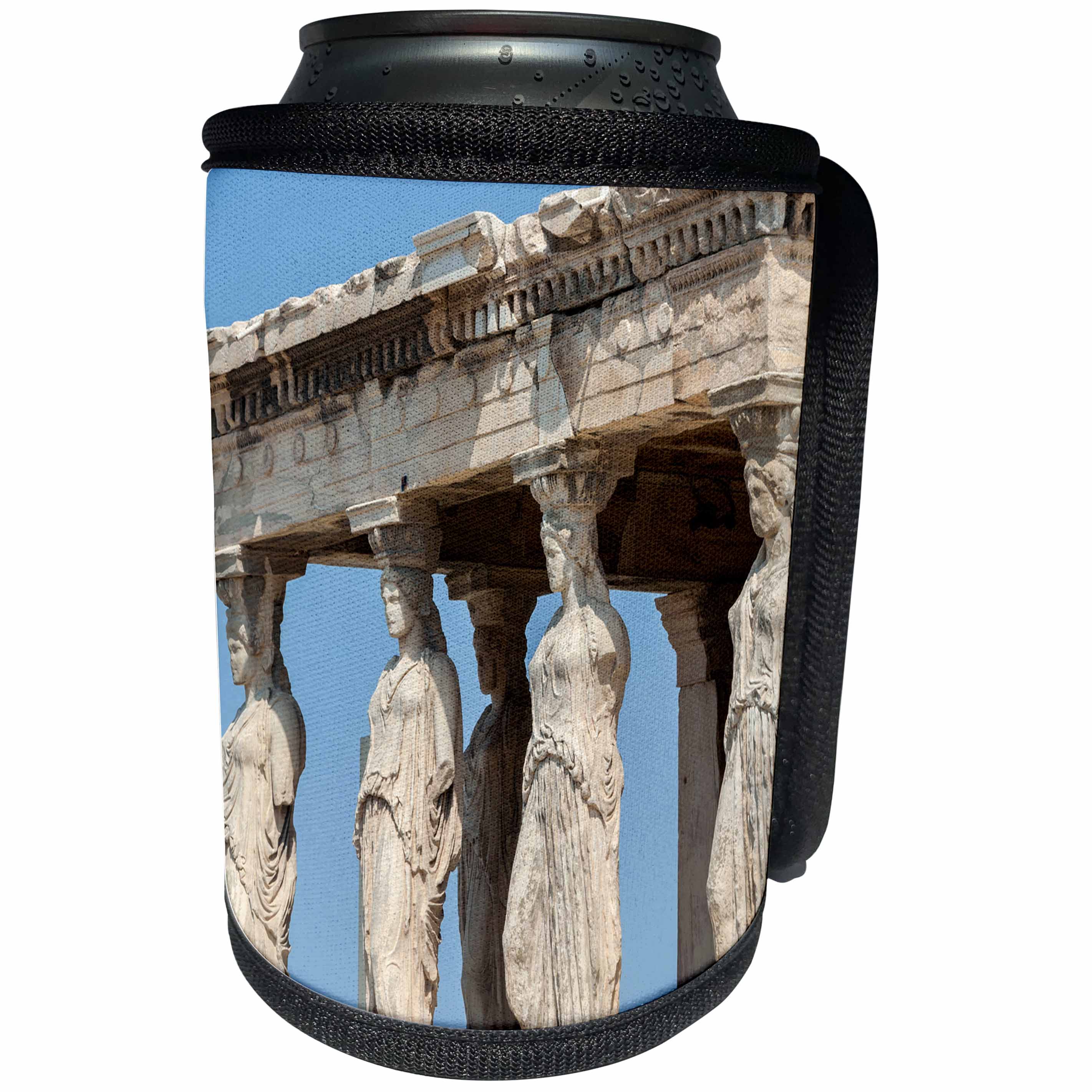 3dRose Danita Delimont - Ruins - Porch of the Maidens, Erechtheion, Acropolis, Athens, Greece, Europe - Can Cooler Bottle Wrap (cc_277440)