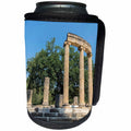 3dRose Danita Delimont - Ruins - Tholos, Ancient Greek ruins, Olympia, Greece - Can Cooler Bottle Wrap (cc_277451)