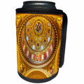 3dRose Danita Delimont - Churches - Golden ceiling of St. Stephens Cathedral, Budapest, Hungary. - Can Cooler Bottle Wrap (cc_277461)