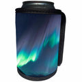 3dRose Danita Delimont - Northern lights - Europe, Iceland, Akureyri. Ribbons of northern lights across the sky. - Can Cooler Bottle Wrap (cc_277486)