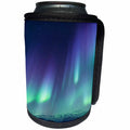 3dRose Danita Delimont - Northern lights - Europe, North Iceland, Akureyri. Northern Light ribbons across the sky - Can Cooler Bottle Wrap (cc_277511)