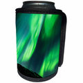3dRose Danita Delimont - Northern lights - Europe, North Iceland, Near Akureyri. Northern Lights glowing green. - Can Cooler Bottle Wrap (cc_277512)