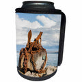 3dRose Danita Delimont - Nautical - Monument with anchor in the harbor. Keflavik, Iceland - Can Cooler Bottle Wrap (cc_277526)