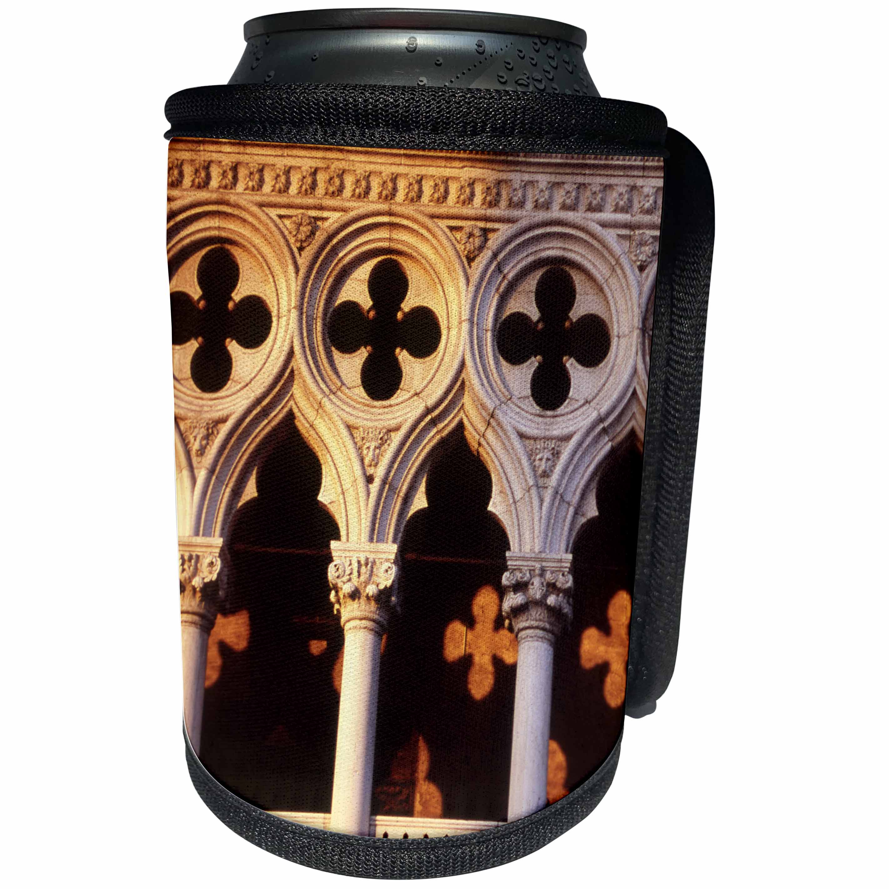 3dRose Danita Delimont - Architecture - Detail of The Doges Palace, Piazzo San Marco, Venice, Italy - Can Cooler Bottle Wrap (cc_277578)
