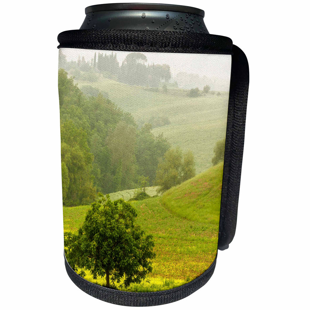 3dRose Danita Delimont - Italy - Italy, Tuscany, misty countryside. - Can Cooler Bottle Wrap (cc_277579)