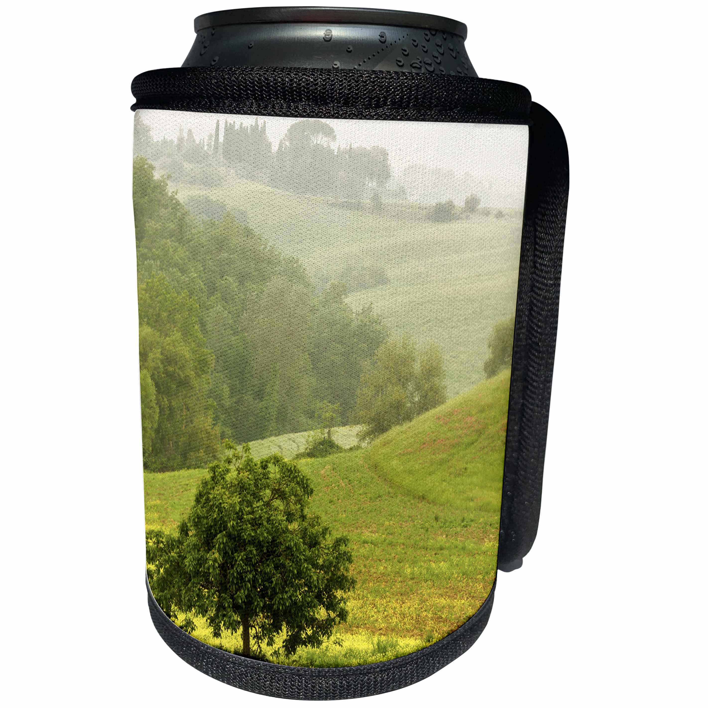 3dRose Danita Delimont - Italy - Italy, Tuscany, misty countryside. - Can Cooler Bottle Wrap (cc_277579)