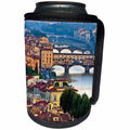 3dRose Danita Delimont - Cities - Italy, Florence, River View of the city. - Can Cooler Bottle Wrap (cc_277583)