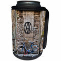 3dRose Danita Delimont - Italy - Italy, Pisa, Bicycle - Can Cooler Bottle Wrap (cc_277602)