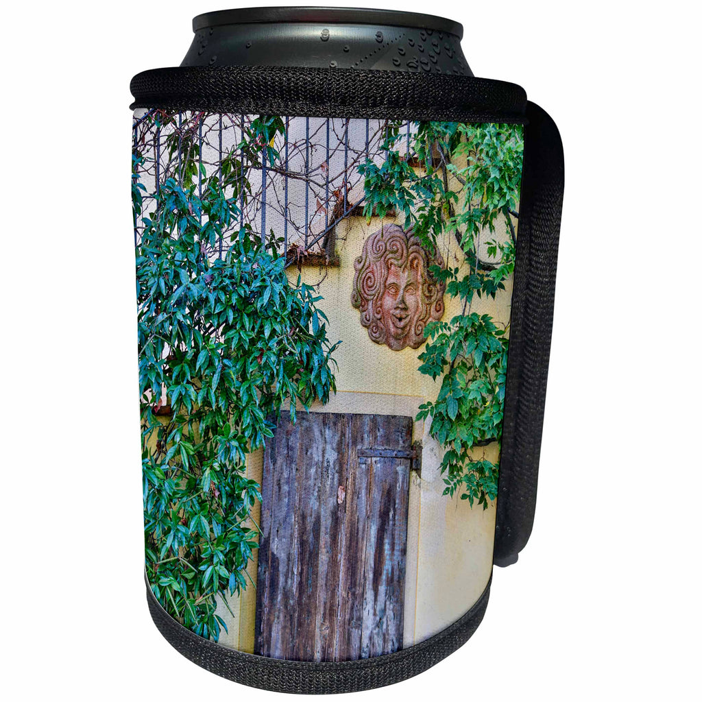 3dRose Danita Delimont - Architecture - Italy, Radda in Chianti, Old Doorway - Can Cooler Bottle Wrap (cc_277605)