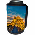 3dRose Danita Delimont - Bridges - Italy, Civita, Bridge to Civita - Can Cooler Bottle Wrap (cc_277607)