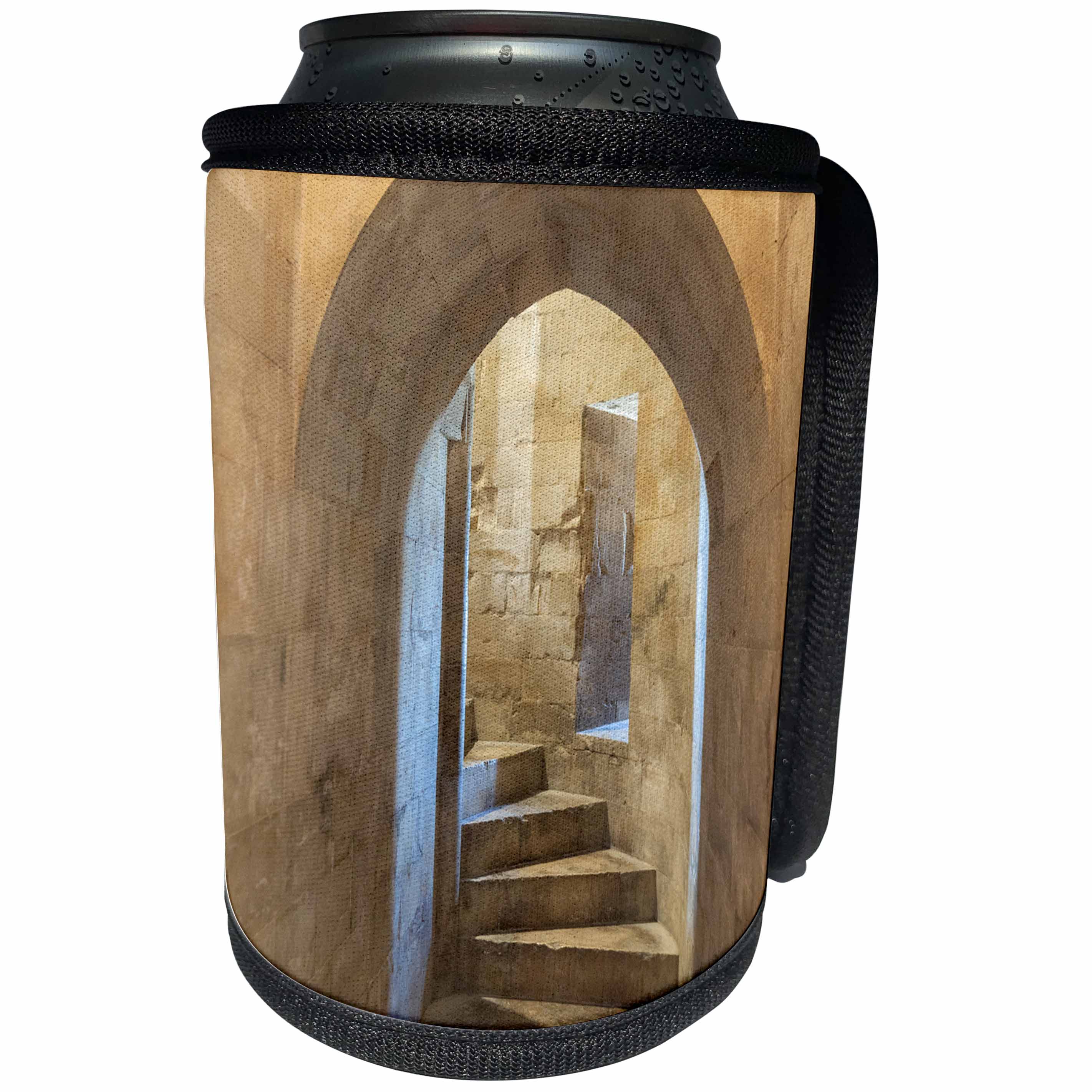 3dRose Danita Delimont - Architecture - Tower staircase, Castel del Monte, Andria, Italy - Can Cooler Bottle Wrap (cc_277609)