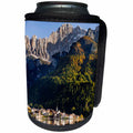 3dRose Danita Delimont - Mountains - Village Alleghe below the Dolomites, Veneto, Italy - Can Cooler Bottle Wrap (cc_277624)