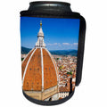 3dRose Danita Delimont - Cities - The Duomo and roofs from Giottos Bell Tower, Florence, Tuscany, Italy - Can Cooler Bottle Wrap (cc_277638)