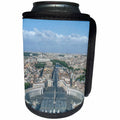 3dRose Danita Delimont - Cities - Italy, Rome, Vatican City. Looking down on St. Peters Square. - Can Cooler Bottle Wrap (cc_277652)