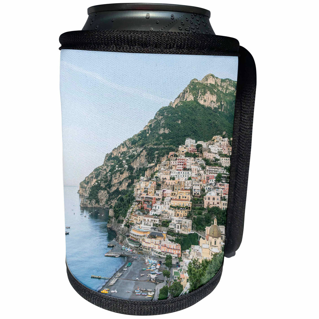 3dRose Danita Delimont - Cities - Italy, Amalfi Coast, Cliffside village of Positano. - Can Cooler Bottle Wrap (cc_277658)