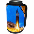 3dRose Danita Delimont - Venice - Italy, Venice, Evening view of Bell Tower at San Marco Square - Can Cooler Bottle Wrap (cc_277662)