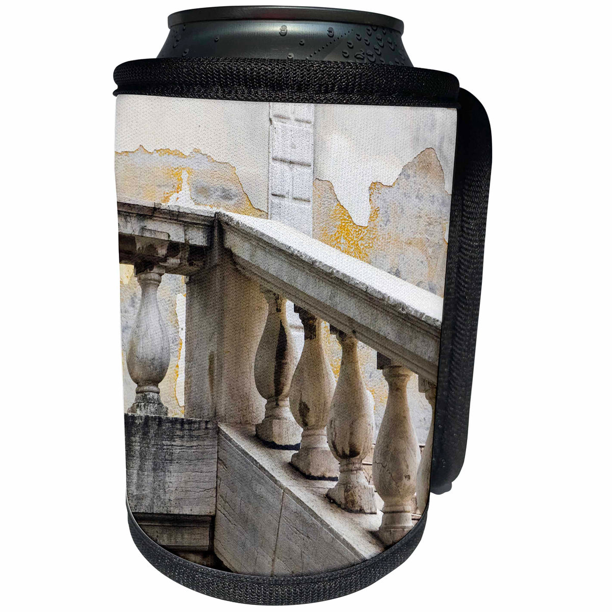 3dRose Danita Delimont - Architecture - Italy, Venice, Stairs and Rail - Can Cooler Bottle Wrap (cc_277663)