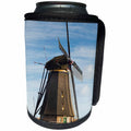 3dRose Danita Delimont - Windmills - Netherlands, Kinderdijk. Traditional Dutch windmills - Can Cooler Bottle Wrap (cc_277790)