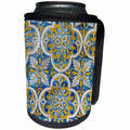 3dRose Danita Delimont - Patterns - Tile patterns within the Dominican church. Elvas. Portugal - Can Cooler Bottle Wrap (cc_277828)