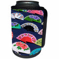 3dRose Danita Delimont - Markets - Spain, Andalusia, Seville. Hand painted fans on display for sale. - Can Cooler Bottle Wrap (cc_277887)