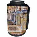 3dRose Danita Delimont - Spain - Spain, Andalusia, Seville. Plaza de Espana ornately decorated. - Can Cooler Bottle Wrap (cc_277899)