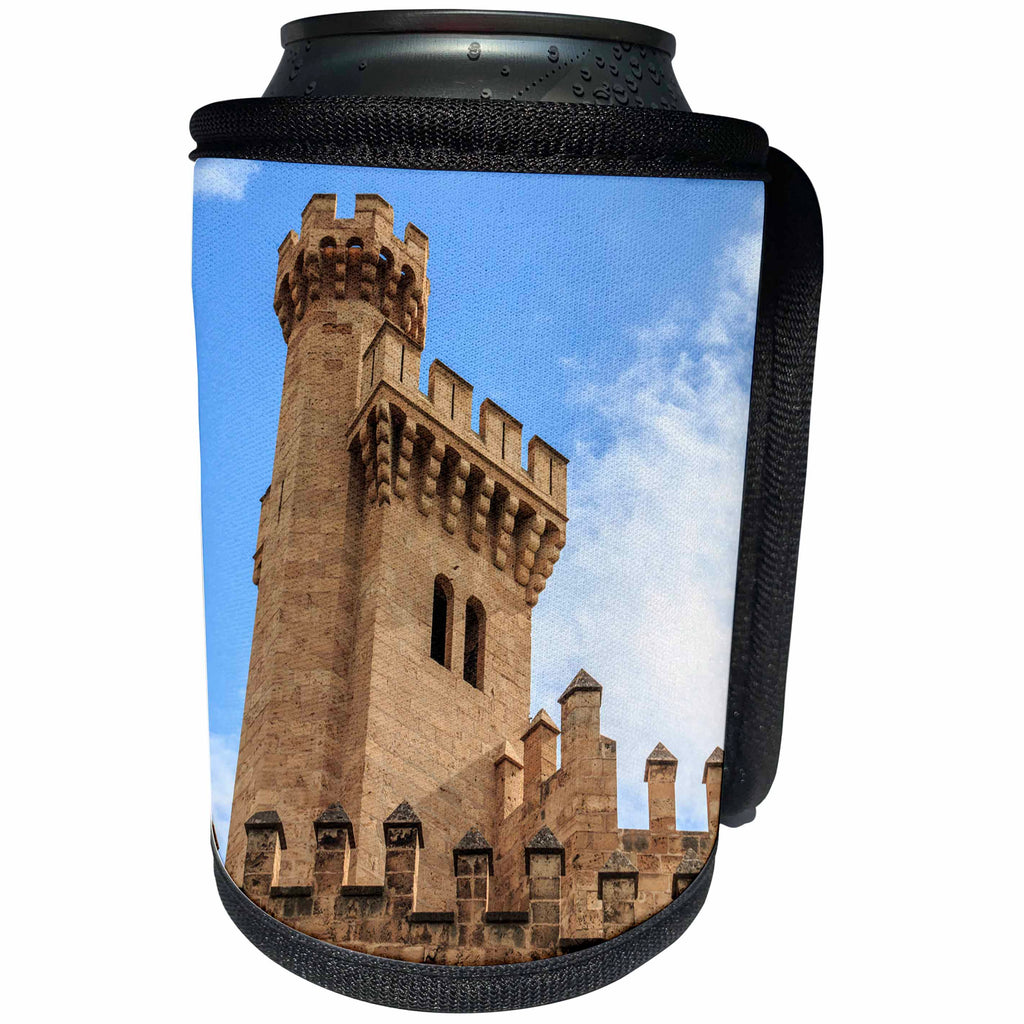 3dRose Danita Delimont - Castles - Spain, Balearic Islands, Mallorca, Palma de Mallorca, Almudaina palace - Can Cooler Bottle Wrap (cc_277904)