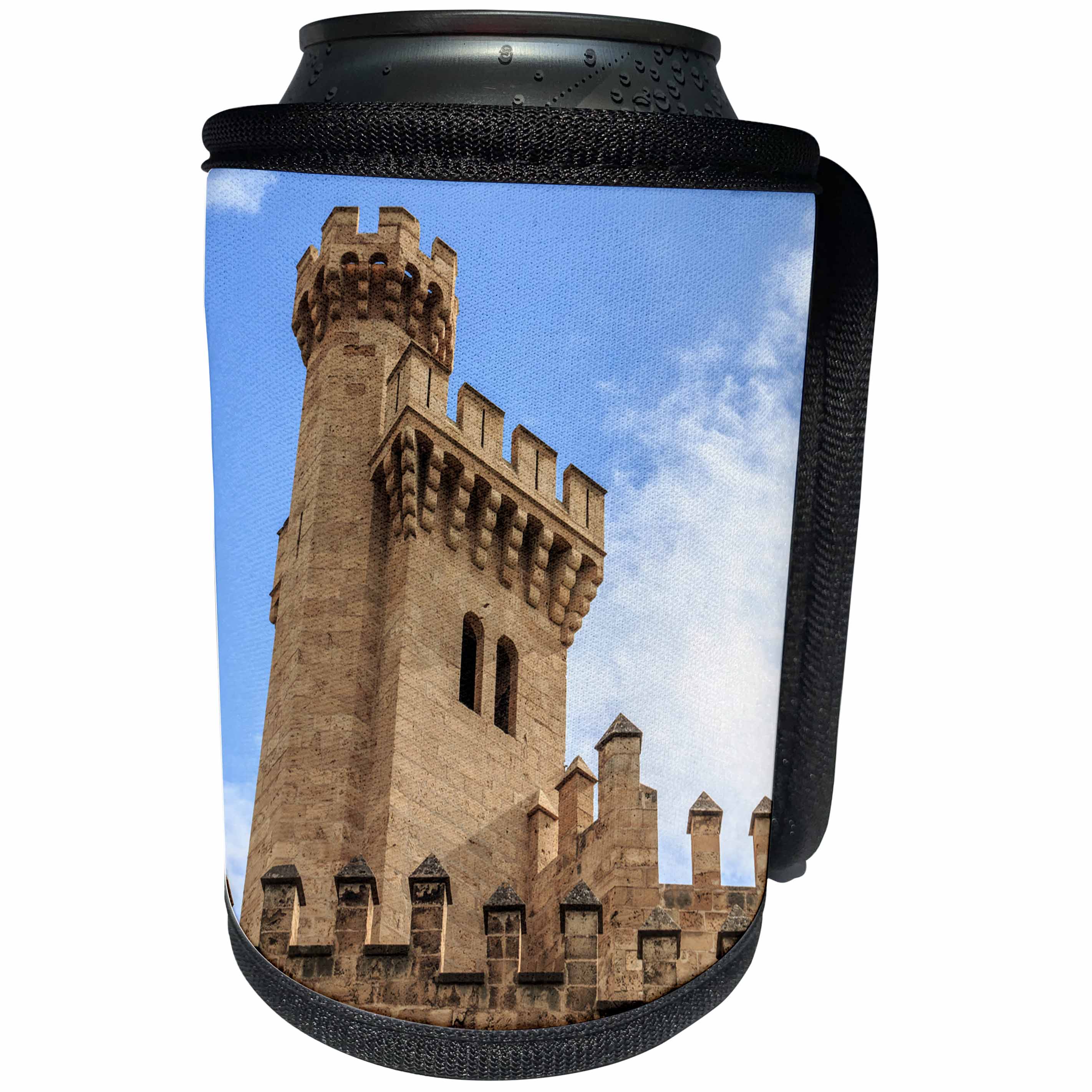 3dRose Danita Delimont - Castles - Spain, Balearic Islands, Mallorca, Palma de Mallorca, Almudaina palace - Can Cooler Bottle Wrap (cc_277904)