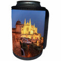 3dRose Danita Delimont - Churches - Spain, Mallorca, Palma de Mallorca. La Seu Gothic Cathedral. - Can Cooler Bottle Wrap (cc_277911)