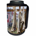 3dRose Danita Delimont - Food - Fish hanging to dry, Village Lichtenau, Greenland. - Can Cooler Bottle Wrap (cc_277948)