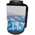 3dRose Danita Delimont - Icebergs - Landscape of drifting icebergs, Greenland, Denmark - Can Cooler Bottle Wrap (cc_277965)