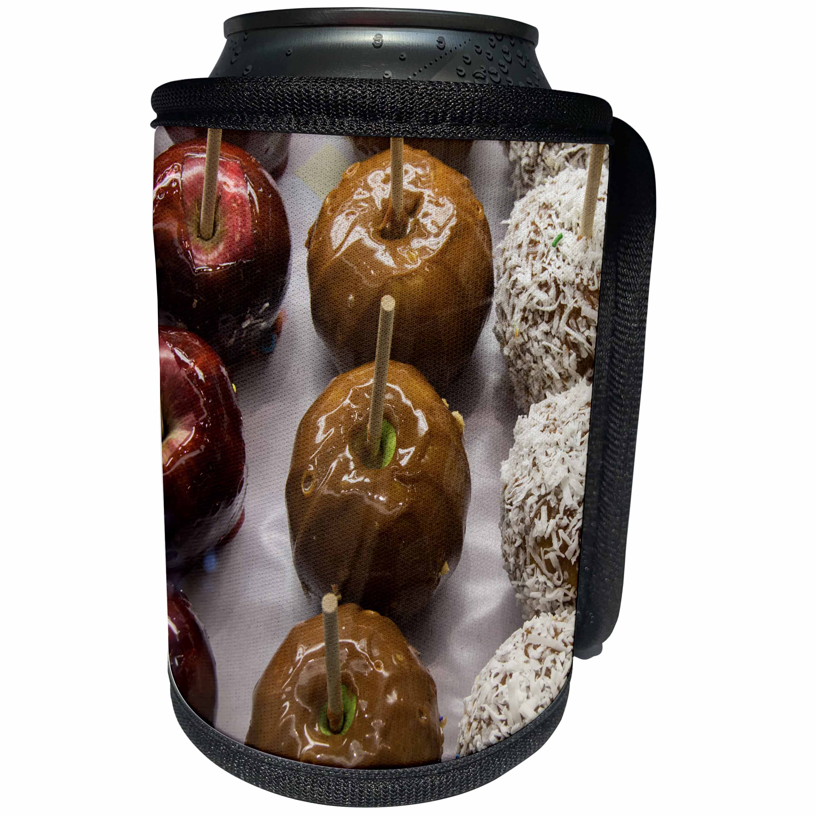 3dRose Danita Delimont - Food - Food detail. Gourmet candied apples. - Can Cooler Bottle Wrap (cc_277969)