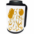 3dRose Patricia Sanders Christmas - New Year Celebration - Can Cooler Bottle Wrap (cc_27805)