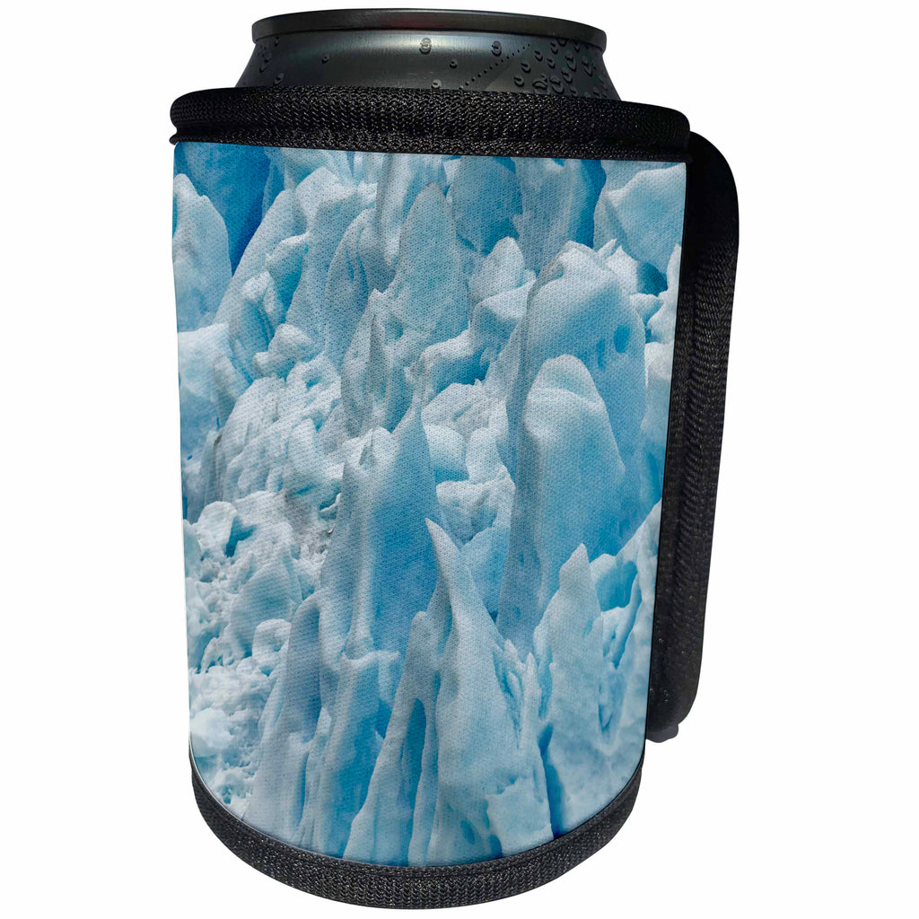3dRose Danita Delimont - Abstracts - Ice formations of Perito Moreno Glacier, Los Glaciares NP, Argentina. - Can Cooler Bottle Wrap (cc_278132)