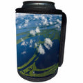 3dRose Danita Delimont - Brazil - Aerial of Amazon River Basin with meandering waterways, Manaus, Brazil - Can Cooler Bottle Wrap (cc_278148)