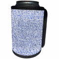 3dRose Patricia Sanders Creations - Blue Abstract Color - Can Cooler Bottle Wrap (cc_27823)