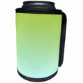 3dRose Patricia Sanders Creations - Aqua Blue and Green Color - Can Cooler Bottle Wrap (cc_27827)