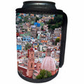 3dRose Danita Delimont - Cities - Mexico, Guanajuato, View of Guanajuato from El Pipila Monument - Can Cooler Bottle Wrap (cc_278286)