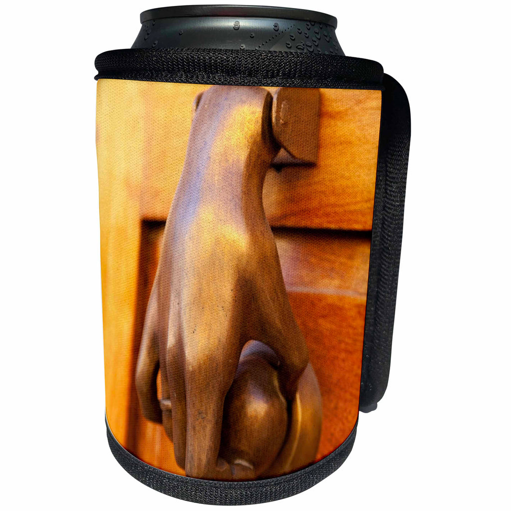 3dRose Danita Delimont - Objects - Mexico, San Miguel de Allende, doorknocker - Can Cooler Bottle Wrap (cc_278290)