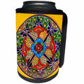 3dRose Danita Delimont - Artwork - Colorful handmade patterns of a Ceramic Plate, Guanajuato, Mexico - Can Cooler Bottle Wrap (cc_278313)