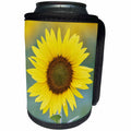 3dRose Danita Delimont - Flowers - USA, California, Napa Valley. Close up of sunflower. - Can Cooler Bottle Wrap (cc_278514)
