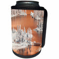 3dRose Danita Delimont - Lakes - Infrared shot of Twin Lakes in the Mammoth Lakes Basin, California - Can Cooler Bottle Wrap (cc_278525)