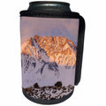 3dRose Danita Delimont - Mountains - USA, California, Sierra Nevada Range. Sunrise on Basin Mountain. - Can Cooler Bottle Wrap (cc_278531)
