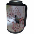 3dRose Danita Delimont - Songbirds - USA, California, Owens Valley. Water ouzel in a pear tree. - Can Cooler Bottle Wrap (cc_278534)