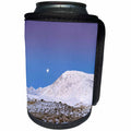 3dRose Danita Delimont - Mountains - USA, California. Moonrise over Sierra Nevada Mountains. - Can Cooler Bottle Wrap (cc_278539)