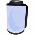 3dRose Patricia Sanders Creations - Sky Blue Moon - Can Cooler Bottle Wrap (cc_27855)