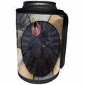 3dRose Danita Delimont - Marine life - USA, California. Barnacle and sand dollars on beach. - Can Cooler Bottle Wrap (cc_278565)