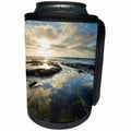 3dRose Danita Delimont - Beaches - USA, California, La Jolla. Tide pools at sunset. - Can Cooler Bottle Wrap (cc_278568)