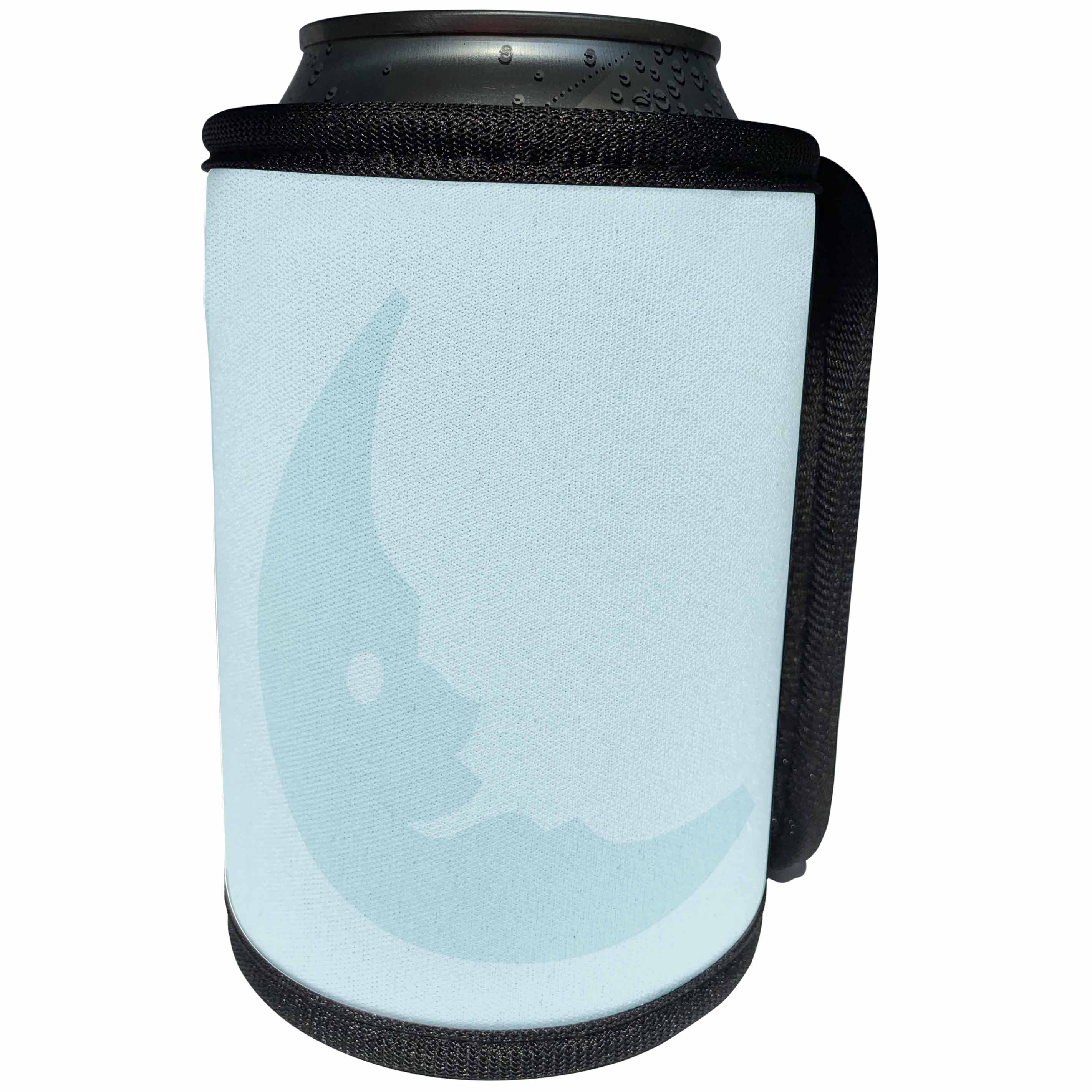 3dRose Patricia Sanders Creations - Turquoise Sky Moon - Can Cooler Bottle Wrap (cc_27857)