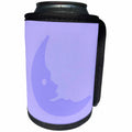 3dRose Patricia Sanders Creations - Purple Moon - Can Cooler Bottle Wrap (cc_27858)